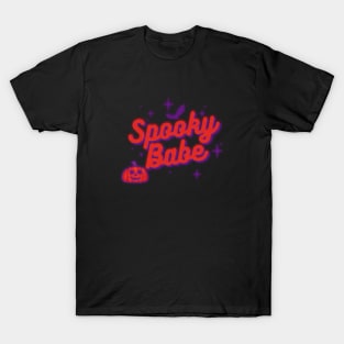 Spooky Babe Womens Halloween T-Shirt